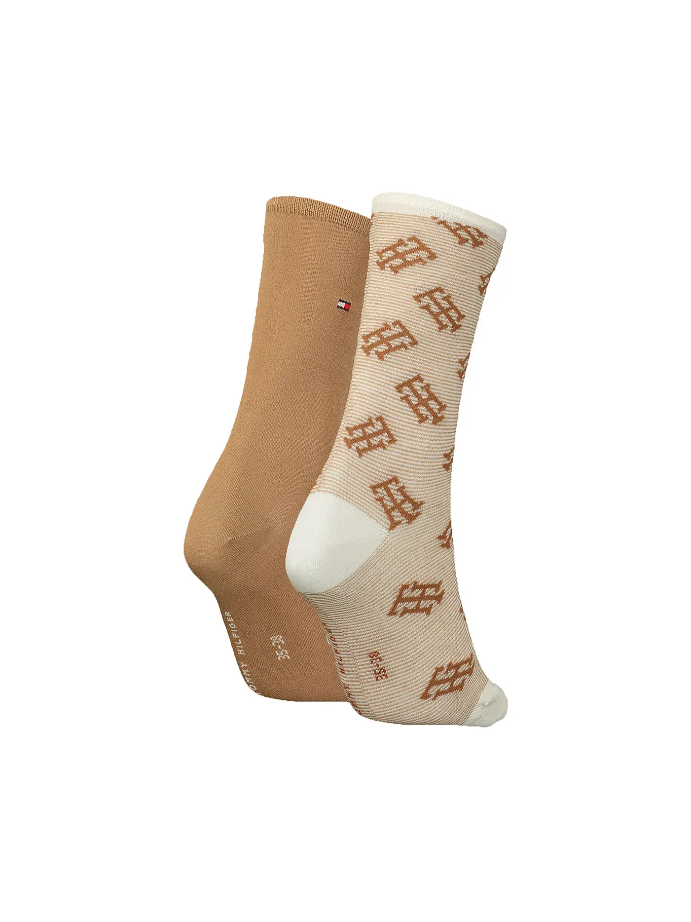 TOMMY HILFIGER | Socken 2er Pkg navy combo | camel